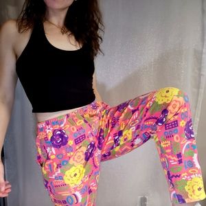 High-waist retro sweatpants